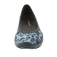 thumbnail image 2 of LISSOM Women's Flyte Blue Leopard Printed Slip-On Comfort Ballet Flats for Women - Lightweight, Stretchy, Flexible & Washable Shoes - 8mm Heel Toe Drop - Size 7, 2 of 6