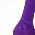 thumbnail image 3 of Xfvqtps Soccer Socks for Kids Cushioned Moisture Wicking Breathable Football Sports Socks Knee High Athletic Socks, 3 of 4