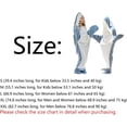 thumbnail image 4 of Shark Blanket Hoodie Onesie, Blue Wearable Sleeping Bag for Adults, Soft Cozy Costume, M, 4 of 8
