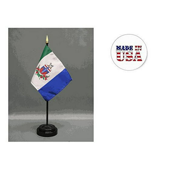Made in the USA. 2 The Yukon 4"x6" Miniature Desk & Table Flags Includes 2 Flag Stands & 2 The Yukon Canadian Province Small Mini Stick Flags