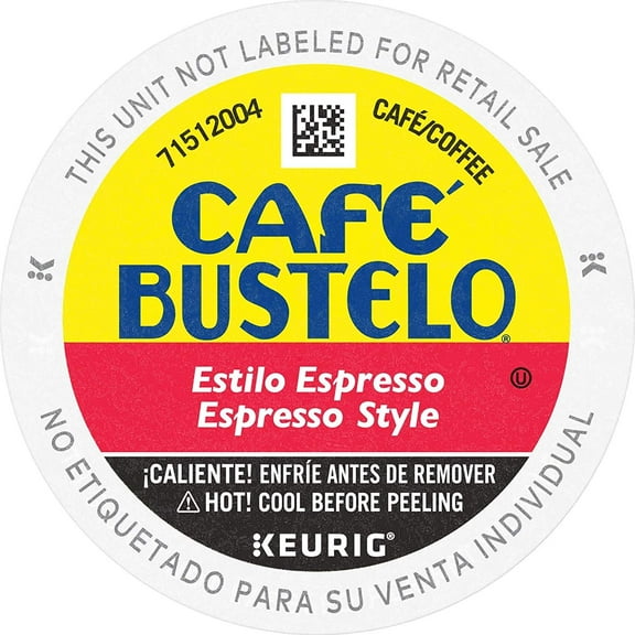 Cafe Bustelo K-Cup Packs, Espresso Style, 12 Pods