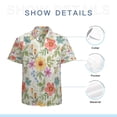 thumbnail image 7 of High Quality Hawaiian Shirts for Men Short Sleeve Aloha Beach Shirt Floral Summer Casual Button Down Shirts Blouses 4RHTL9, 7 of 7