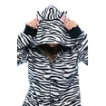 thumbnail image 6 of Just Love Adult Bodysuit with Animal Prints / Pajamas (White Tiger, Medium), 6 of 6
