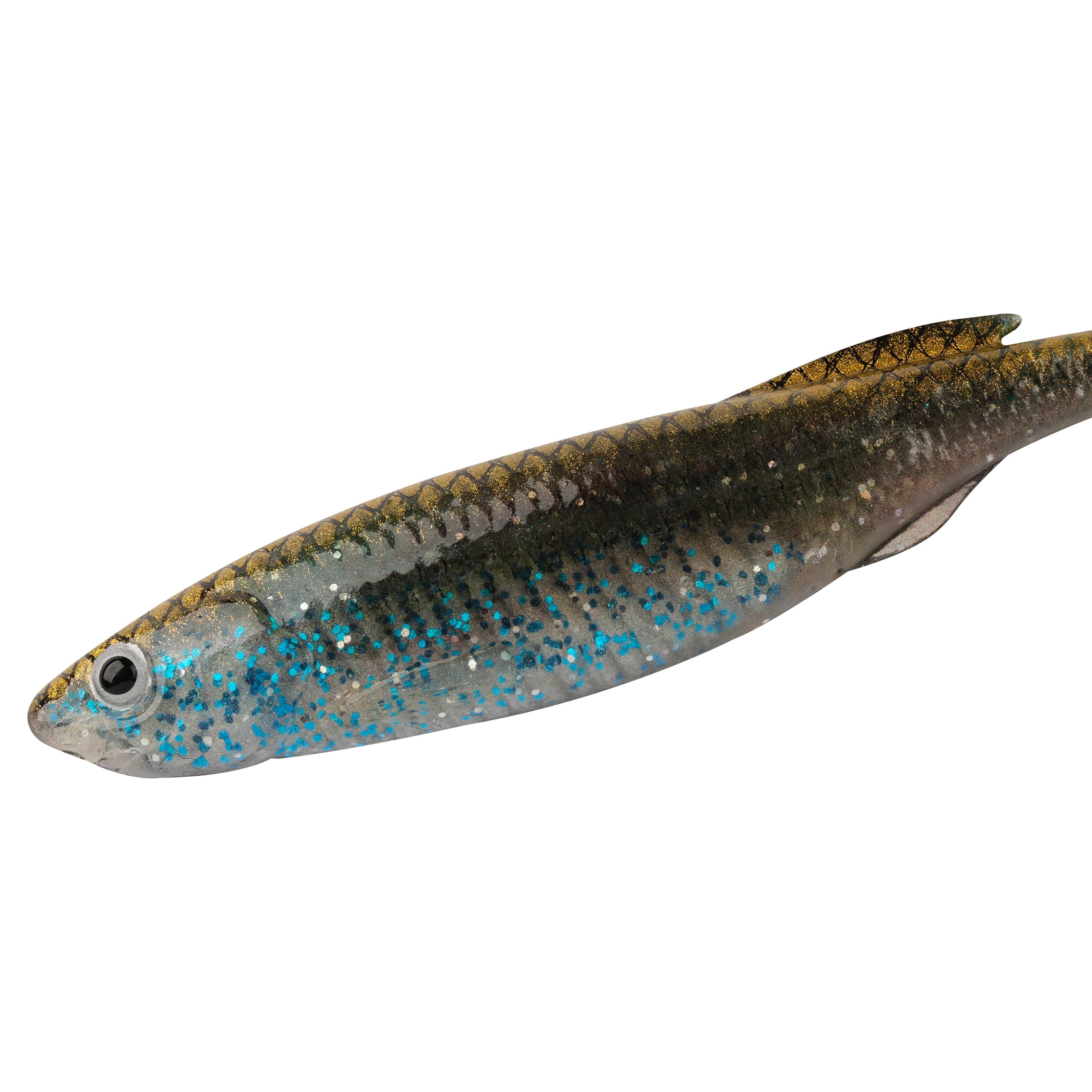 Berkley PowerBait® Drip Minnow, 4 in, HD Emerald Shiner (5-Count)