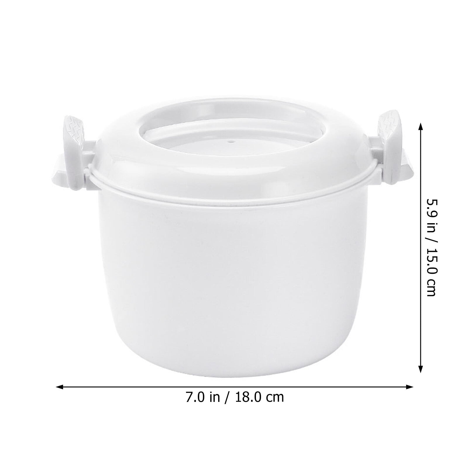 OFFIGAM Microwave Rice Cooker for Home Kitchen, Multi-Use Rice and Vegetable Cooker, Easy to Clean and User-Friendly Design
