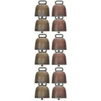 12 Pcs  Portable Cow Bells Cattle Bells Cattle Farm Animal Bells Loud Bells Livestock Collar Ornaments
