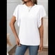 thumbnail image 4 of Camisas Formales Informales de Negocios para Mujer, Camisas de Verano, Mangas , Cuello Redondo, Mangas de Hoja de , Trajes 2025 XXL, 4 of 9