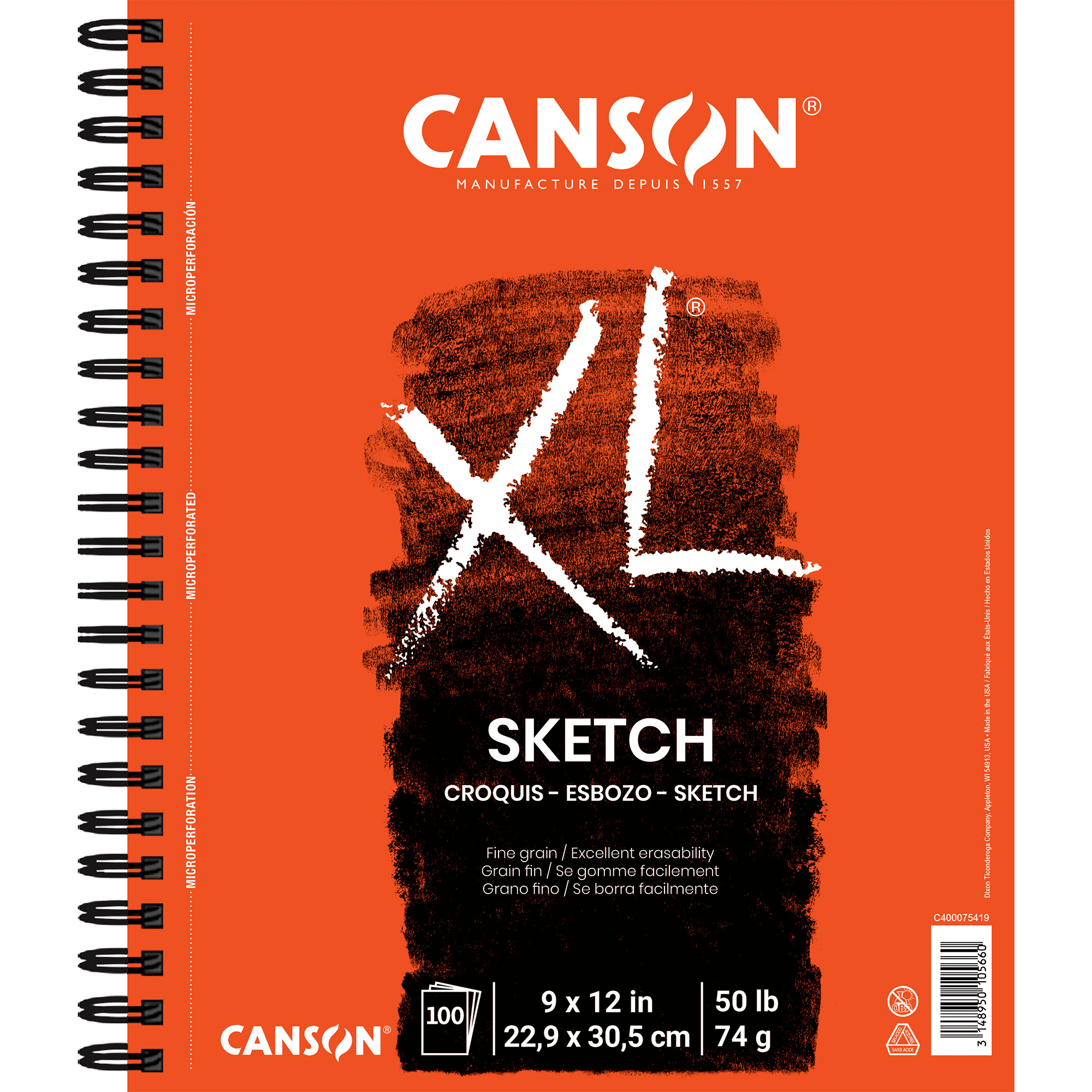 Canson XL Sketch Pad, 9/ image
