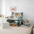 thumbnail image 5 of Feelyou Dreamy Western Angel Bedding Comforter Set 7pcs, Festival Christmas Queen Bedding Sets, Teens Boys Girls Kids Reversible Queen Sheet Sets, Luxury Bedroom Decor, 5 of 7