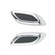 thumbnail image 2 of Guardabarros de salida de aire, accesorios adhesivos decorativos, decorativos, profesionales, decoración, premium, de instalar, cubierta lateral Plata 2 piezas Soledad Guardabarros de salida de aire, 2 of 6