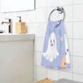 thumbnail image 3 of Yayeee 100% Cotton Hand Towels for Bathroom 16" x 28" Soft Absorbent Kitchen Towel, Blue Halloween, 3 of 7