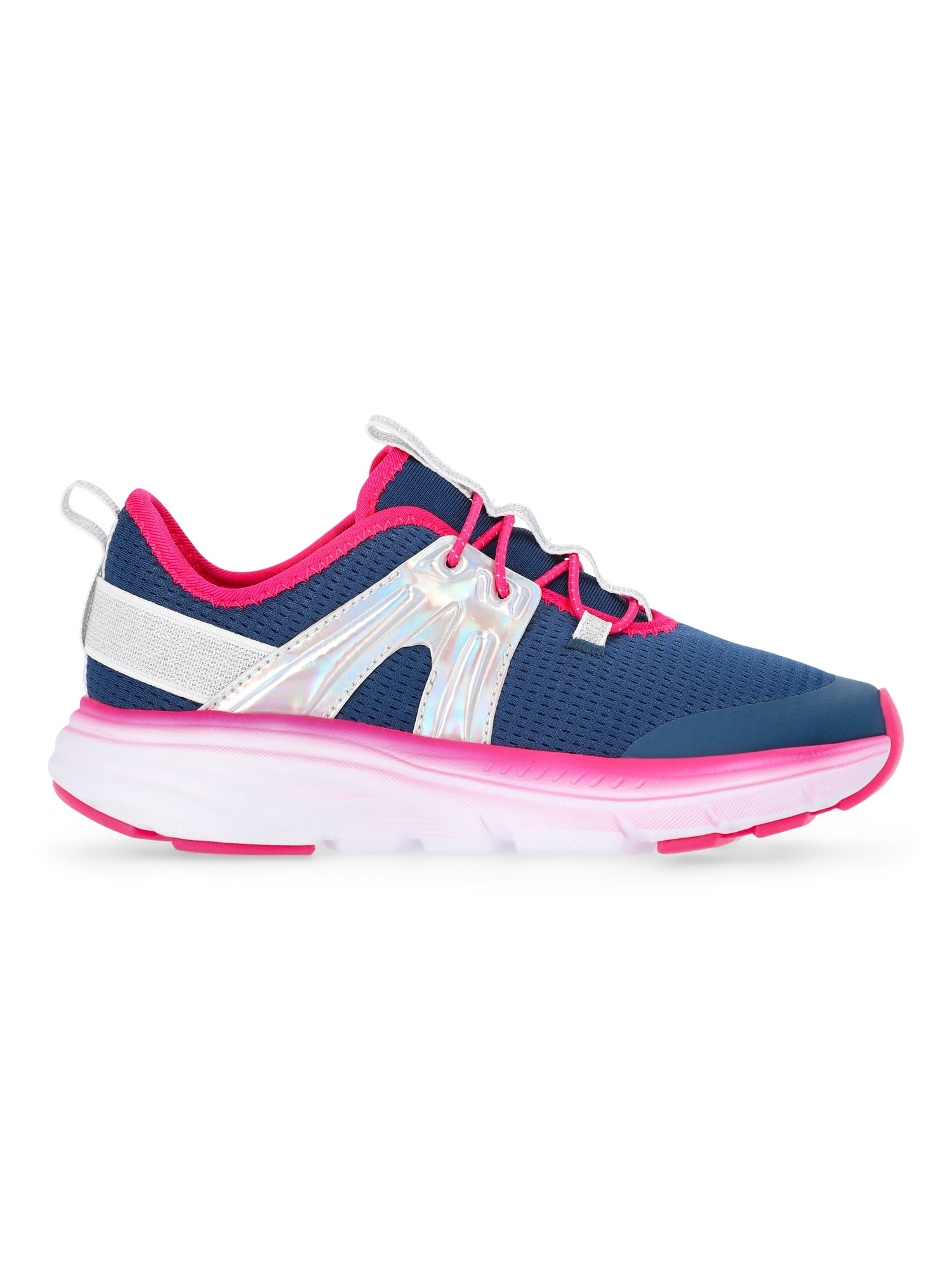 Athletic Works Girls Cage Knit Slip On Sneakers