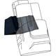 thumbnail image 2 of Soporte de batería StealthMounts compatible con M12, paquete de 6, negro, 2 of 6