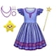 thumbnail image 3 of Disney-disfraz de princesa Asha para niñas, Vestido de fiesta de cumpleaños, Halloween, Festival, 3 of 5