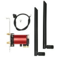 thumbnail image 2 of PCI Express Gigabit Ethernet Adapter, PCB AX1800 Pro  Card 1800Mbps Plug and Play  5.2  for Computer for Windows10, 2 of 7