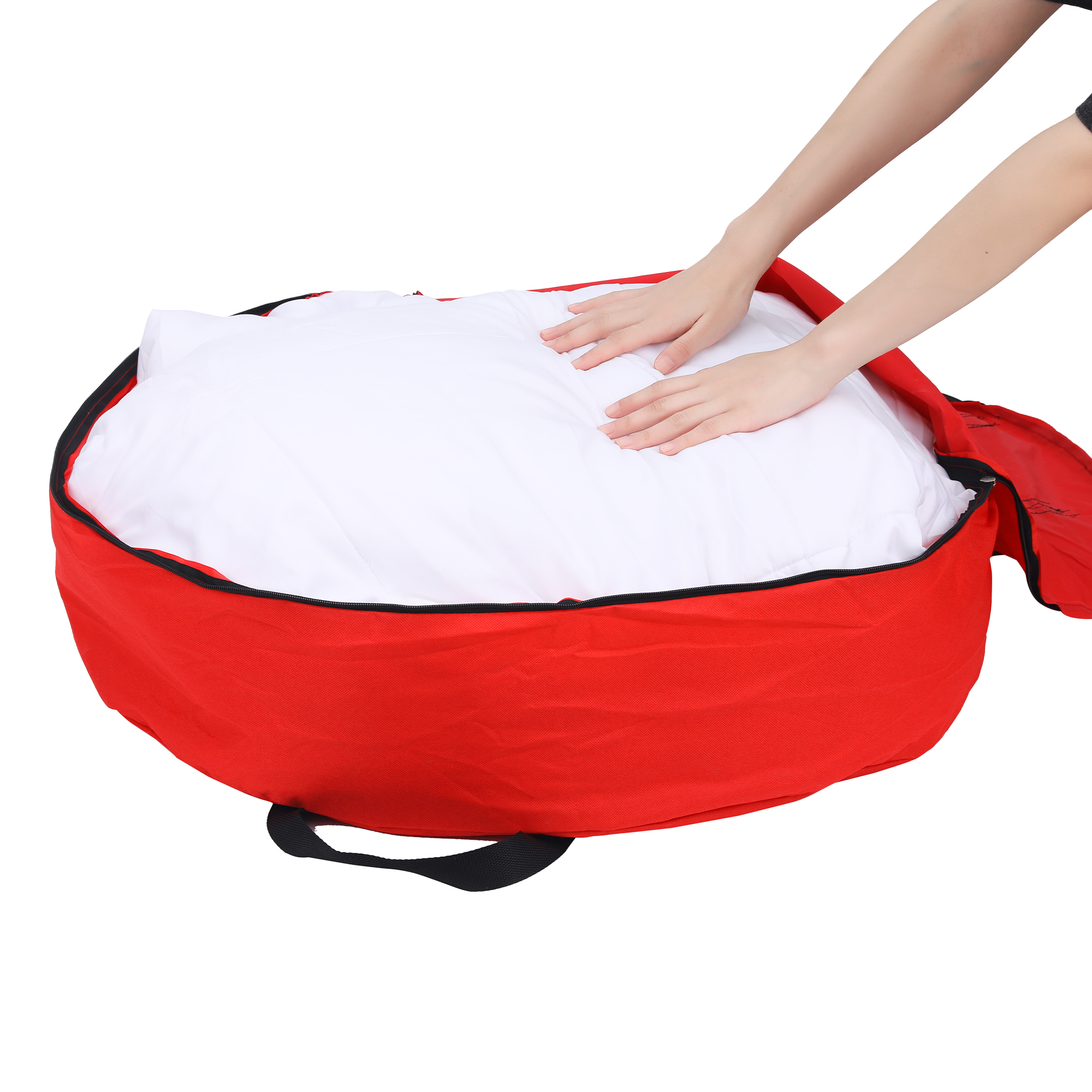 Unique Bargains 1 Pack Clothes Storage Bags Moving Bags Red 30*8in