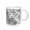 White, variant on 3drose, Glam Image of Silver Glitter Crowns Pattern, 11oz Magic Transforming Mug