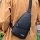 thumbnail image 1 of Strap Bag Crossbody Backpack With With Headphone Hole Strap Backpack Hiking Backpack Multipurpose Crossbody Chest Bag, 1 of 9