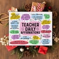 thumbnail image 5 of Inspirational Teacher Poster Canvas Wall Art for Office Home Decor,Motivational Affirmation Teacher Daily Affirmations Quote Canvas Print Wall Art Painting Ready to Hang Gifts,Easel & Hanging Hook, 5 of 7