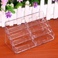 thumbnail image 3 of 2Pcs 8 Pockets Acrylic Business Card Holder Stand Clear Boardgame Cards Holder Desktop Countertop Acrylic Card Filling Display, 3 of 7