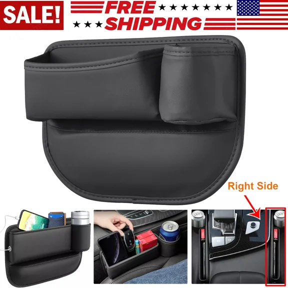 ELARA- For Ford Black Leather Steering Wheel Cover Breathable Antislip Car Accessories