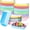 1LB-100Pack, variant on 50 Pack Colorful 3LB Paper Boat Trays Disposable Paper Plates Containers, Colored Serving Boat Tray Basket for Snack Popcorn Sandwich Burger BBQ Hot Taco Fries Nacho