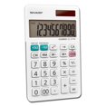 thumbnail image 2 of Sharp EL377W Desktop Calculator for Elementary School, Middle School & Office Use, Twin Power 10-Digit Display, Tax Keys & 4-Key Memory, 2 of 4