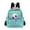 Cute Cartoon Skeleton Dancing, variant on JIALIOU Mini Backpack Purse for Women Quilted Casual Daypack Small Travel Shoulder Bag, Leopard Walking Through Flowers