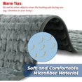 thumbnail image 2 of Electric Heating Pad for Back Pain Relief, Heating Pads for Cramps, Auto Shut Off, Machine Washable, Heating pad for Neck and Shoulder, Knee, Arms, Legs, etc. 12''x24'', Dark Gray Dark Gray 24'' x, 2 of 5