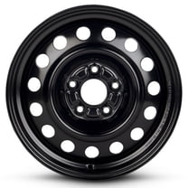 New OEM Replacement Wheel 16x6.5 in for 2011-2017 Hyundai Elantra Painted Black 16 inch Steel Rim