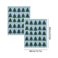 thumbnail image 3 of Christmas Tree Pattern Hand Towels Set Of 2 Soft Absorbent Kitchen Bathroom Dish Towels For Holiday Home Decoration, 3 of 6