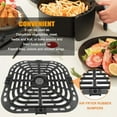 thumbnail image 3 of Air Fryer Replacement Tray for Instant Pot Vortex 6 in 1 6 QT Gourmia GAF735 6 QT, Air Fryer Accessories Grill Pan Plate Crisper Plate Rack Parts, 3 of 7