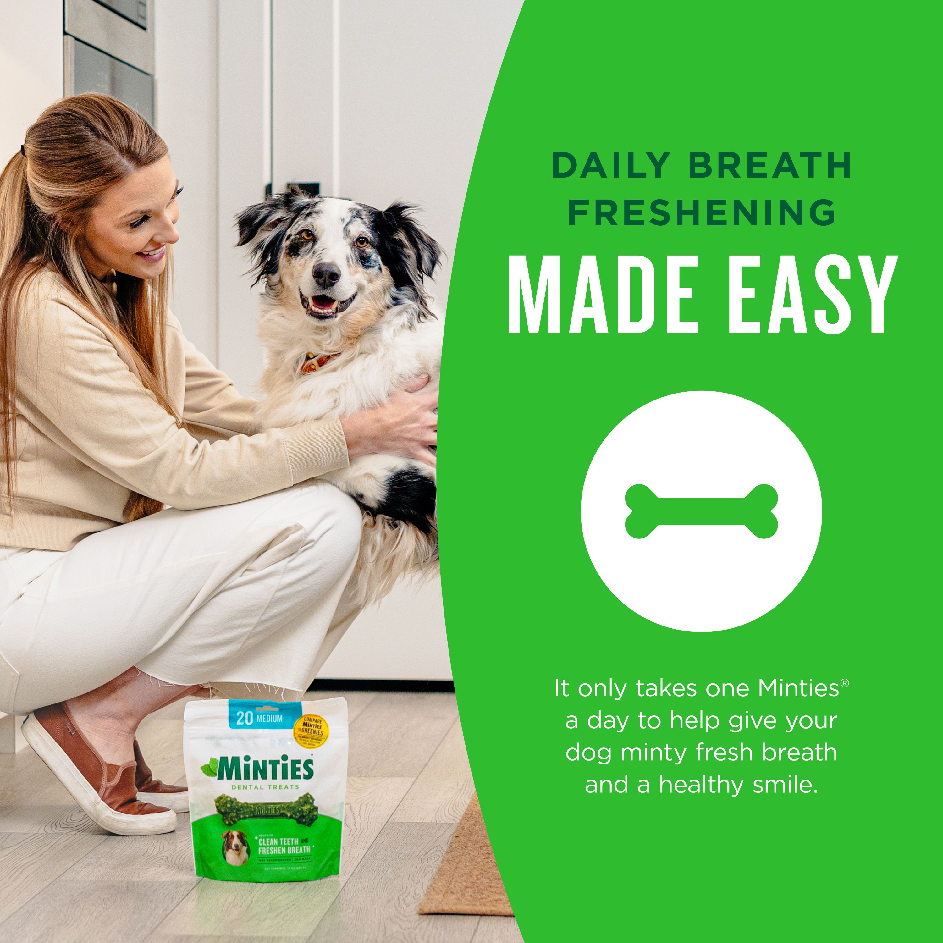 Minties Dog Dental Bone Treats, 36 Count photo 5