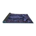 thumbnail image 2 of Ahgly Company Indoor Square Medallion Blue French Area Rugs, 4' Square, 2 of 4