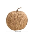thumbnail image 2 of Thanksgiving Pumpkin Decoration Set, Multicolor Rattan Pumpkin Ornament for Living Room Table Decor, Autumn Harvest Halloween Christmas Photography Prop Home Holiday Decoration, Brown-L, 2 of 6
