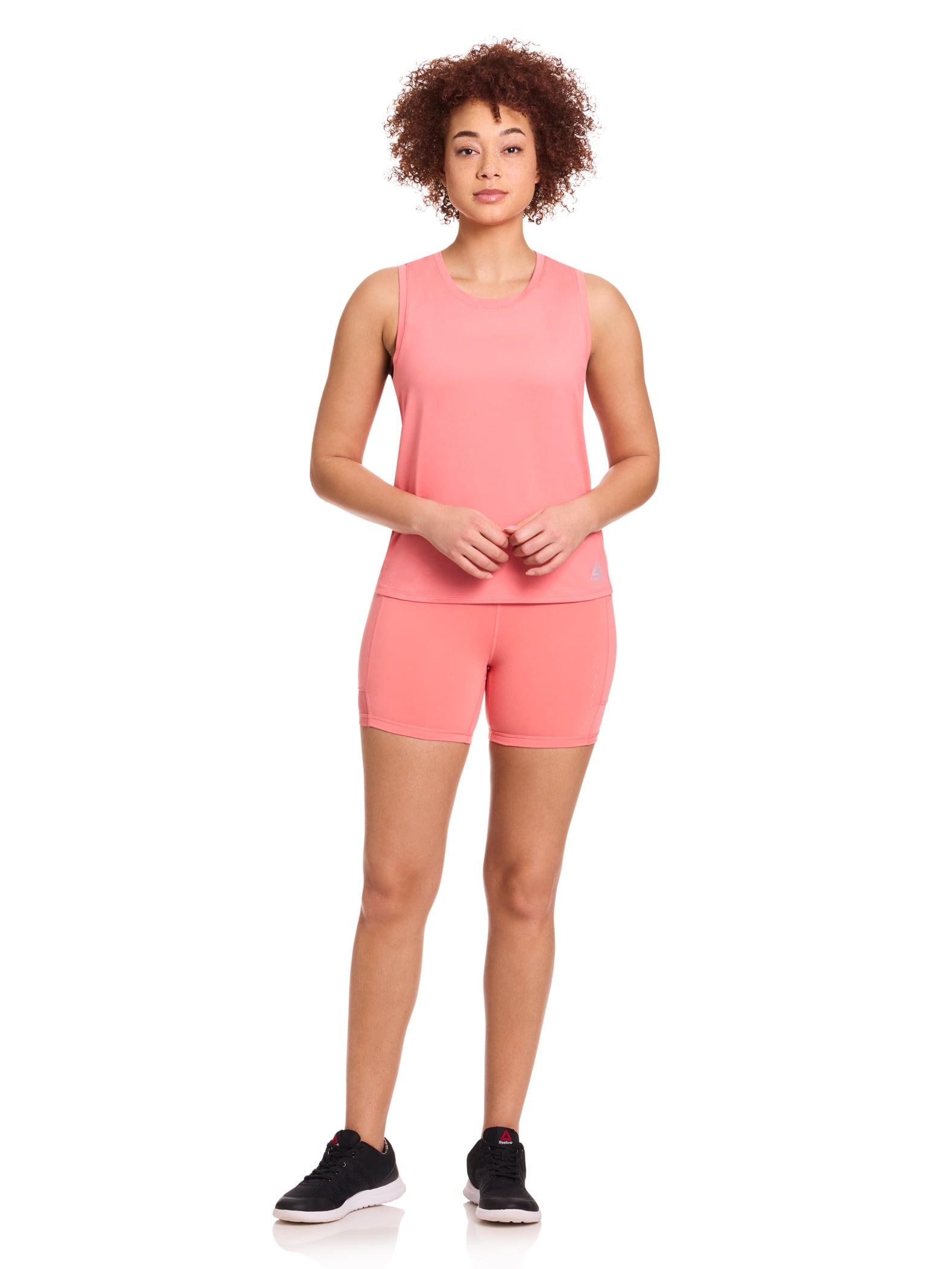 Reebok Women's On the Run High Rise Bike Shorts, Sizes XS-XXXL