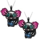 thumbnail image 1 of Colgantes con Dijees de Ajolote AxolotlNeck02 2 Pzas Collar Ajolote/Corazón Negro/Azul Metal. High Monaco MXNEX-002, 1 of 4