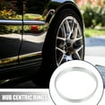 thumbnail image 2 of Unique Bargains 4pcs 72.6mm to 70.6mm Aluminium Alloy Car Hub Centric Rings, 2 of 7
