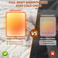 thumbnail image 5 of BEARKISS Heated Blanket Electric Queen Size 84"x90", 250g Flannel & 200g Sherpa, Dual Controllers Even Heating ETL Certified 9 Heat Levels, Light Grayish White, 5 of 7
