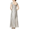 thumbnail image 2 of Alex Evenings Women's Long Cowl Neckline Mother of The Bride Dress, Formal Event Gown, 2 of 3