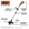 thumbnail image 2 of BLACK+DECKER 40V MAX* 13 inch, 2 in 1 Cordless String Trimmer/Edger with POWERCOMMAND Kit, LST136, 2 of 14