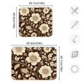 thumbnail image 5 of Yayeee Dish Drying Mat for Kitchen Counter Ultra Absorbent Easy Clean Pad 18x16", Brown Floral, 5 of 7