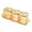 Golden 3 Grid, variant on Baoblaze Candy Nut Serving Container Divided Serving Dishes for Candy Appetizer Fruit Clear 4 Grid