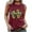 DT-Wine, variant on DailyTrove Women's "Mama" Sunflower Graphic Tank Top - Polyester Casual Summer & Daily Wear, Cute for Outings
