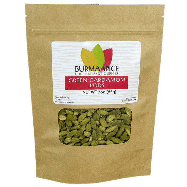 Burma Spice Green Cardamom Pods True Cardamom Great for Sweet and