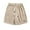 Khaki, variant on asjyhkr Plus Size Workout Shorts for Men Breathable Lightweight Stretch Loose Shorts Wide Leg Shorts with Pockets