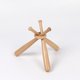 thumbnail image 4 of Baseball Stand Baseball Stand Holder Wooden Base Ball Stand Display Holder150mm, 4 of 5
