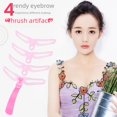 thumbnail image 3 of Juego de pegatinas para cejas con artefacto de Thrush, para principiantes, de plástico, conjunto completo de ocho en uno, asistente perezoso, 3 of 5