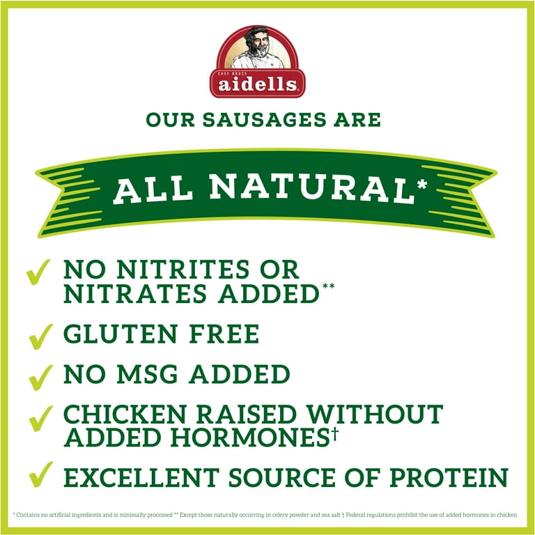 Aidells top italian sausage