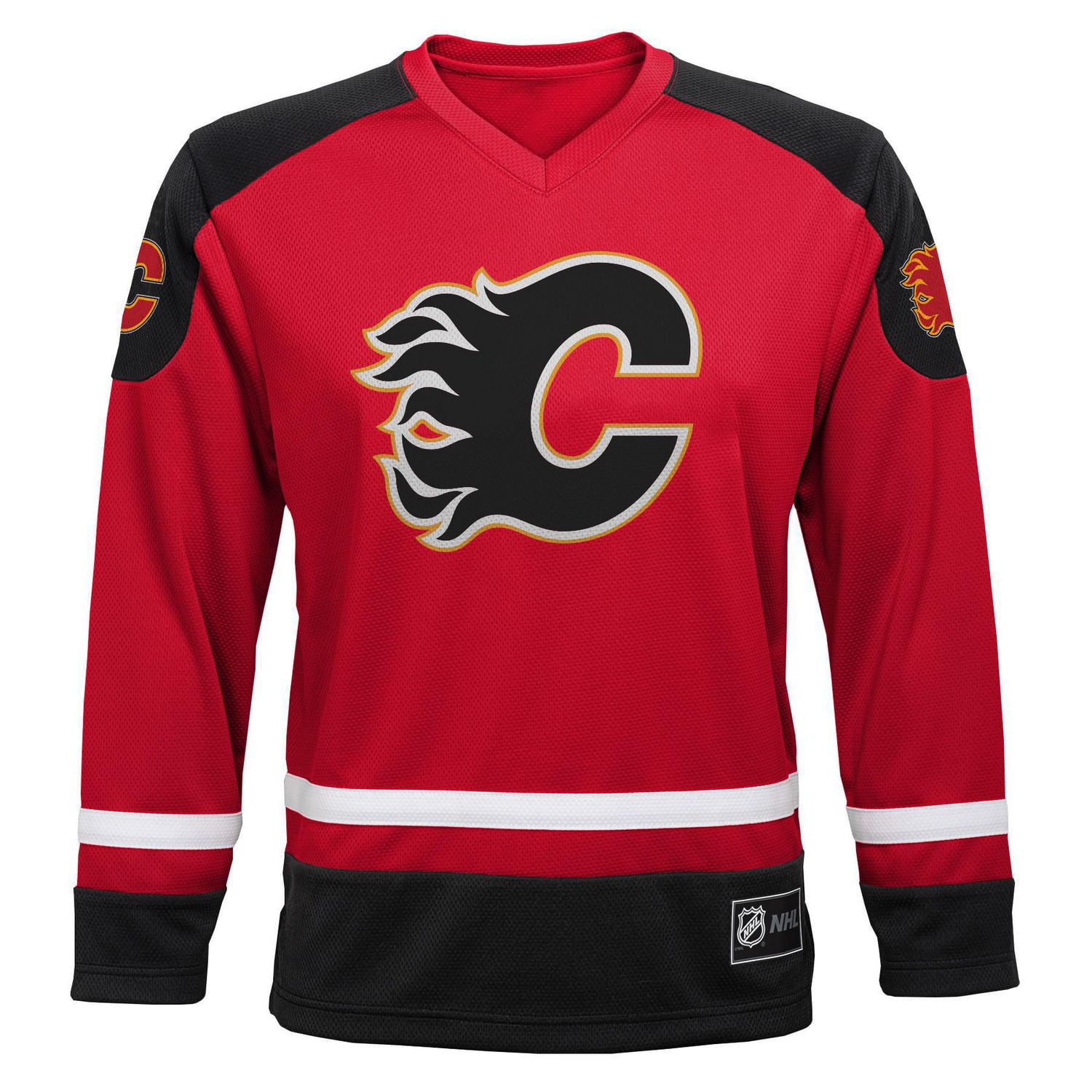 NHL Calgary Flames Youth Team Jersey, Boys Polyester Jersey